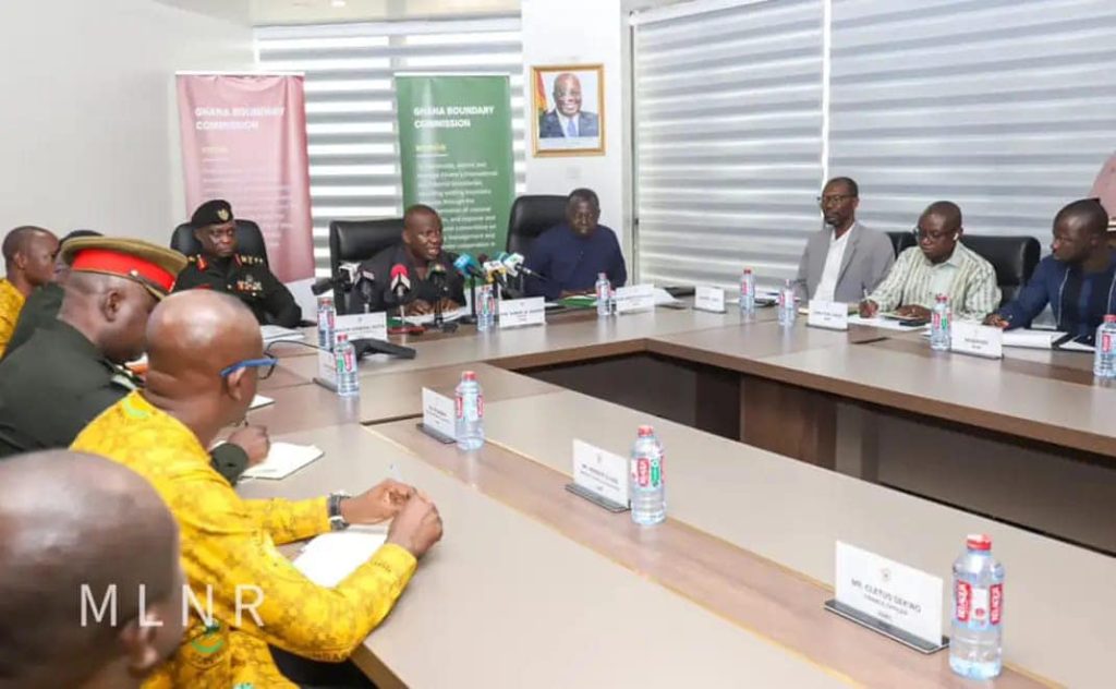 board room with minister