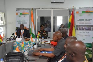 kotia with tech committee at grand bassam