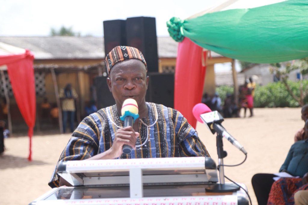 Ghana Boundary Commission Hands Over New Classroom Block To The Jomoro Municipality At New Town speech by mce