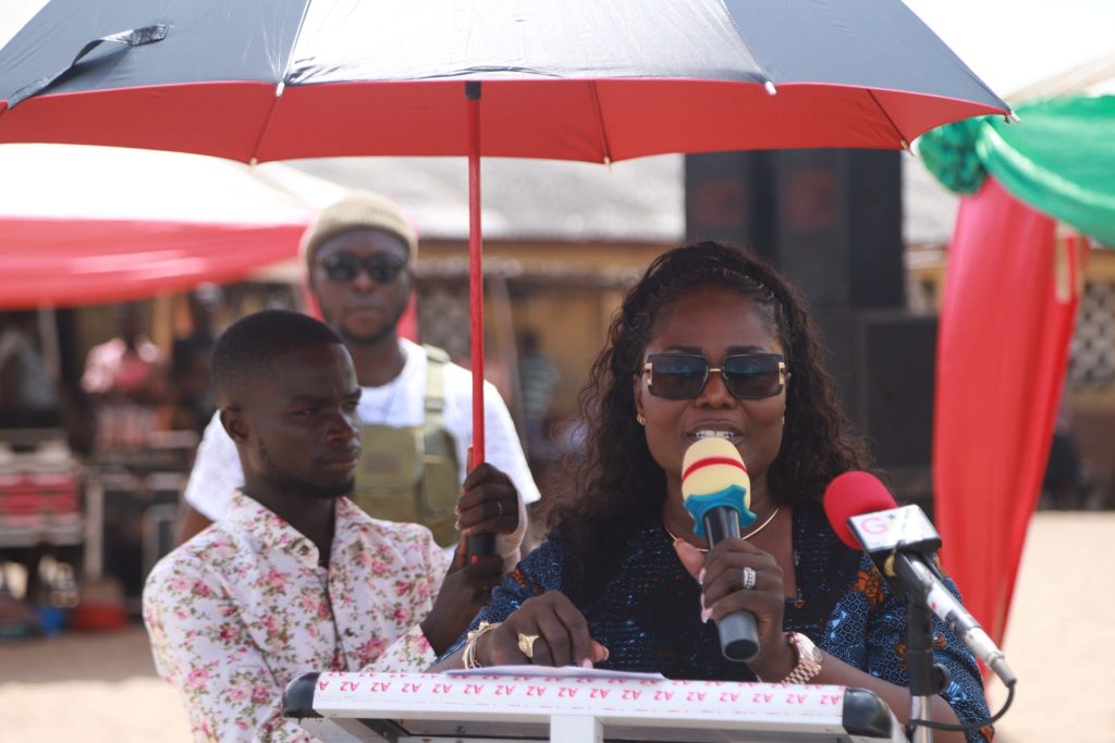 Ghana Boundary Commission Hands Over New Classroom Block To The Jomoro Municipality At New Town speech by mp