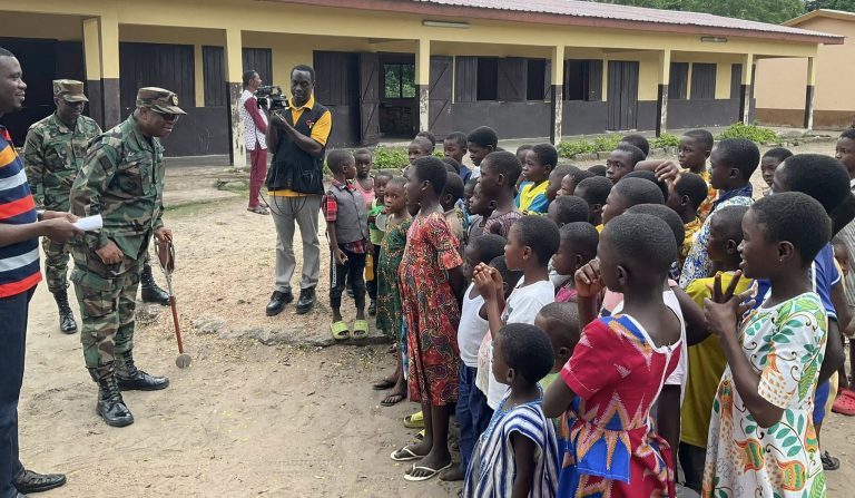 Ghana Boundary Commission Deepens Engagement In Volta Region To Strengthen International Boundary Governance - 25th July 2025 gen ntem with kids