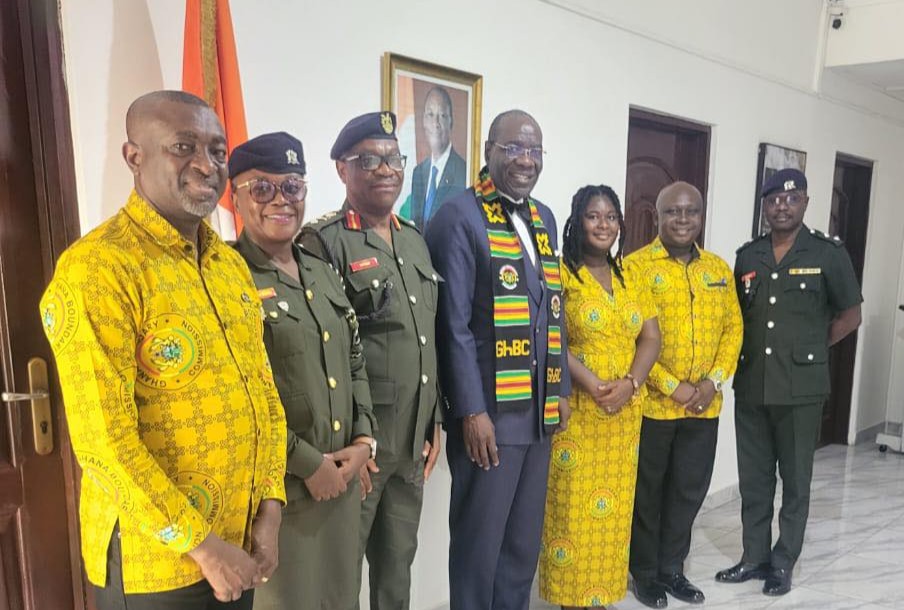 grp pic with ambassador of côte d’ivoire to ghana