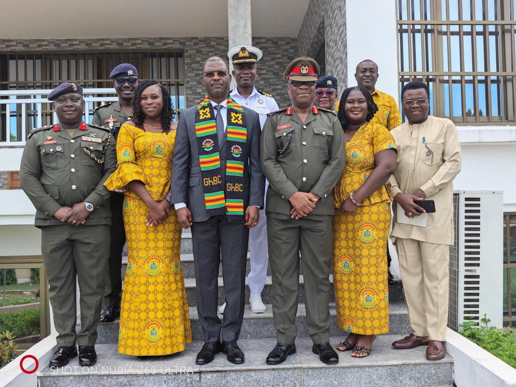 A delegation from the Ghana Boundary Commission paid a courtesy call on the Togolese High Commissioner to Ghana - 18th June 2025 grp pic with togolese high commissioner to ghana