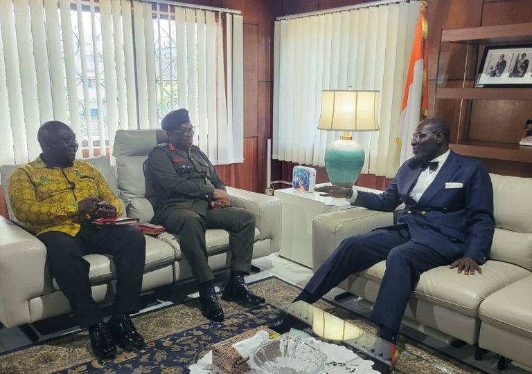 A delegation from the Ghana Boundary Commission paid a courtesy call on the Ambassador of Côte d’Ivoire to Ghana - 21st May 2025 meeting with ambassador of côte d’ivoire to ghana