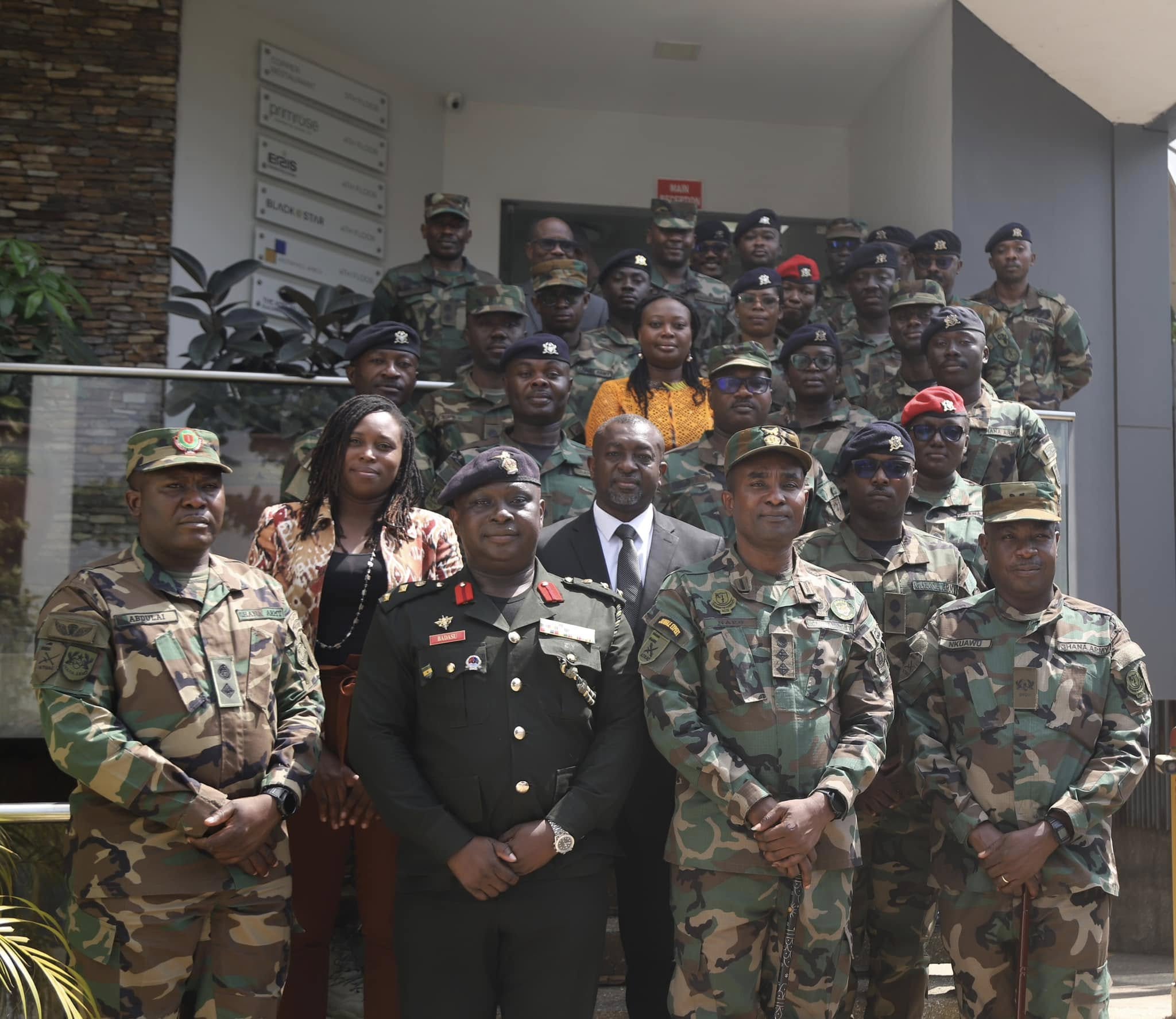 students from the battalion commanders course 4 grp