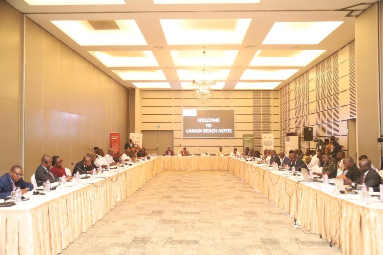 The Fourth Joint Ghana/Cote d’Ivoire Boundary Commissions bi-annual meeting opened in Accra - 4 November 2024 bi annual meeting 24 participants