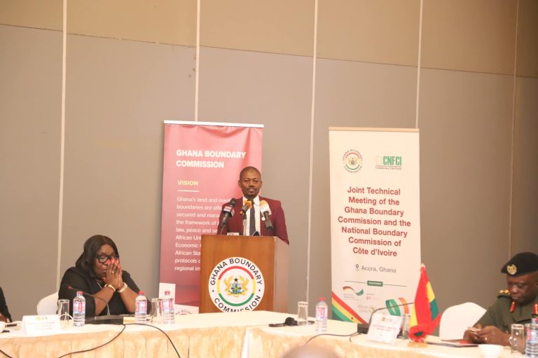 The Fourth Joint Ghana/Cote d’Ivoire Boundary Commissions bi-annual meeting opened in Accra - 4 November 2024 bi annual meeting 24 sanou